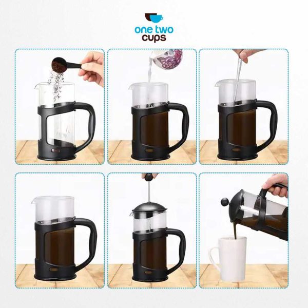 One Two Cups Cafilas French Press Coffee Maker Pot - TOP1