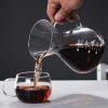 One Two Cups Coffee Server Chemex Drip Pour Over with Filter - YD-KT001