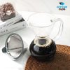 One Two Cups Coffee Server Chemex Drip Pour Over with Filter - KT