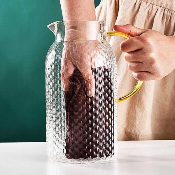 One Two Cups Teko Teh Kaca Tahan Panas Api Borosilicate Glass Pitcher - BR-11