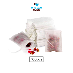 One Two Cups Kantong Filter Saringan Teh Teabag Disposable 100 PCS - M100