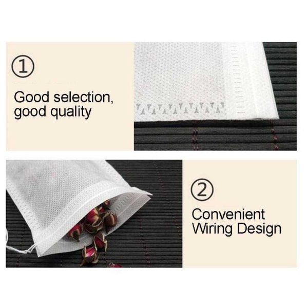 One Two Cups Kantong Filter Saringan Teh Teabag Disposable 100 PCS - M100