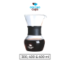 One Two Cups Coffee Server Chemex Drip Pour Over Borosilicate Glass - SE111