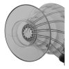 One Two Cups Filter Penyaring Kopi V60 Cone Coffee Dripper Plastik - SE105 - Grey