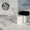 One Two Cups Filter Penyaring Kopi V60 Cone Coffee Dripper Plastik - SE105 - Grey