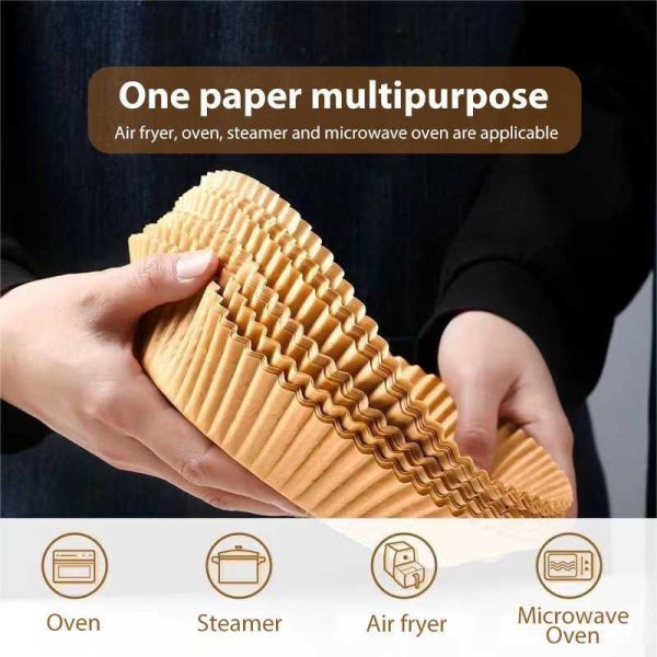 One Two Cups Kertas Minyak Alas Air Fryer Paper Oilproof 16cm 50 PCS - XK16
