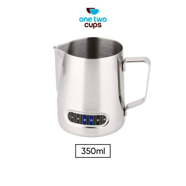 One Two Cups Gelas Milk Jug Latte Art Espresso Thermometer 350ml - L-2016