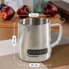 One Two Cups Gelas Milk Jug Latte Art Espresso Thermometer 350ml - L-2016