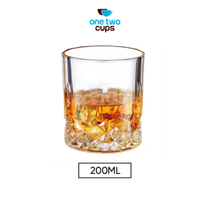 One Two Cups Gelas Crystal Classic Rock Glass 200ml - NRB14