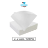 One Two Cups Kertas Saringan Kopi Coffee Filter V60 2-4 Cups 100 PCS - V02