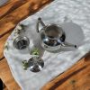 One Two Cups Teko Teh Kettle Pot 1 Liter with Filter - A2- silver
