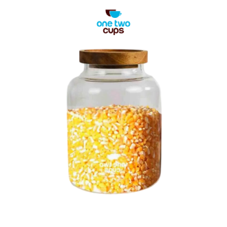 ginee_20241216214659973_6019605882.png One Two Cups Toples Kaca Penyimpanan Makanan Glass Storage Jar - HC125
