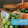 One Two Cups Toples Kaca Penyimpanan Makanan Glass Storage Jar - HC125