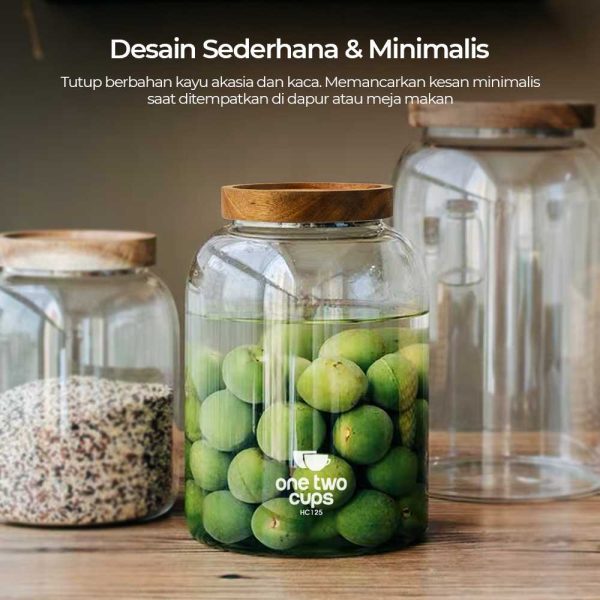 ginee_20241216214701047_3756356311.jpg One Two Cups Toples Kaca Penyimpanan Makanan Glass Storage Jar - HC125