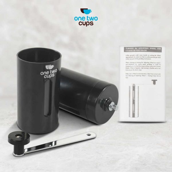 One Two Cups Alat Penggiling Kopi Manual Coffee Grinder Adjustable - RH200