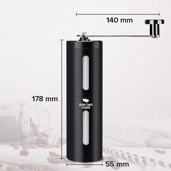 One Two Cups Alat Penggiling Kopi Manual Coffee Grinder Adjustable - RH200