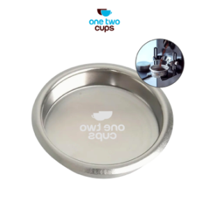 One Two Cups Basket Blind Filter Portafilter Backflush Stainless Steel - Y582