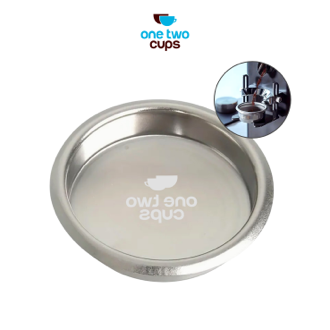 One Two Cups Basket Blind Filter Portafilter Backflush Stainless Steel - Y582