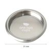 One Two Cups Basket Blind Filter Portafilter Backflush Stainless Steel - Y582