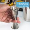 One Two Cups Gelas Ukur Jigger Bartender Double Shot 30ml dan 50ml - MSA10