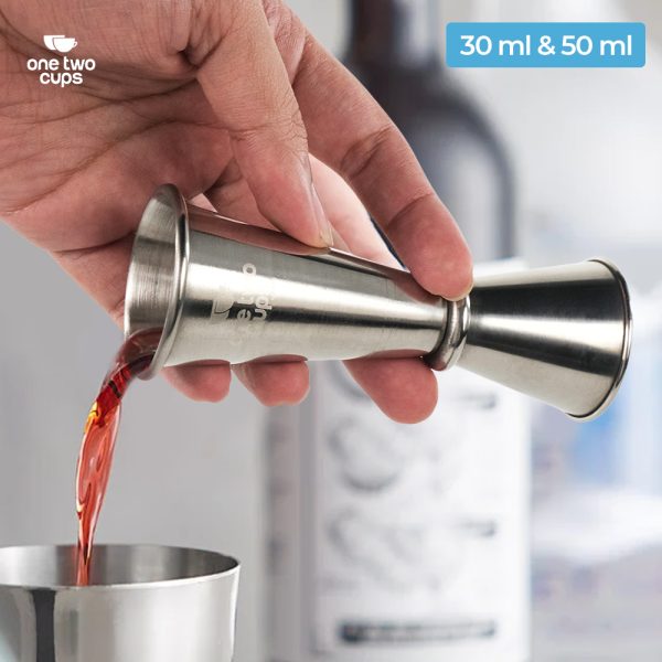 One Two Cups Gelas Ukur Jigger Bartender Double Shot 30ml dan 50ml - MSA10