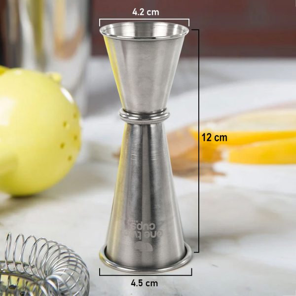 One Two Cups Gelas Ukur Jigger Bartender Double Shot 30ml dan 50ml - MSA10