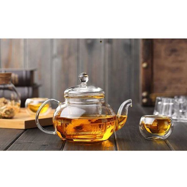 ginee_20241216214832070_6275324814.jpg One Two Cups Teko Teh Kaca Tahan Panas dengan Saringan Teapot 800ml - 8CV102