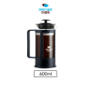 One Two Cups French Press Plunger Coffee Maker Pot - FN35-600ML