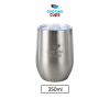 One Two Cups Gelas Tumbler Kopi Mug Egg Shaped Stainless Steel 350ml - TR-321