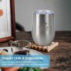 One Two Cups Gelas Tumbler Kopi Mug Egg Shaped Stainless Steel 350ml - TR-321