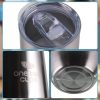One Two Cups Gelas Tumbler Kopi Mug Egg Shaped Stainless Steel 350ml - TR-321
