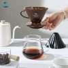 One Two Cups Filter Penyaring Kopi V60 Glass Coffee Filter Dripper - ZM00639 - Coklat