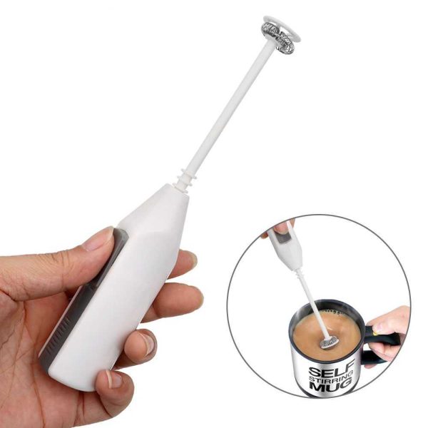 One Two Cups Hand Mixer Mini Pengocok Telur Kopi Milk Frother Battery - 16310
