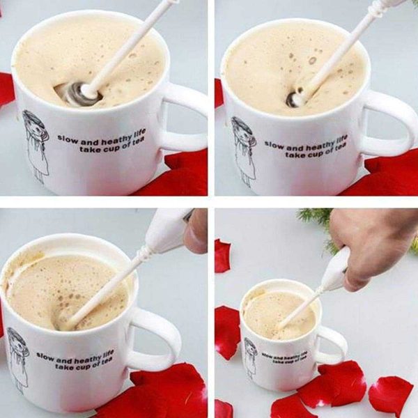 One Two Cups Hand Mixer Mini Pengocok Telur Kopi Milk Frother Battery - 16310