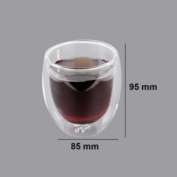 One Two Cups Gelas Double Wall Anti Panas Insulated Cup 250ml