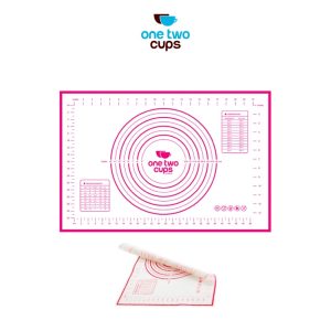 One Two Cups Silicone Mat Alas Adonan Pizza Martabak 40 x 60 CM