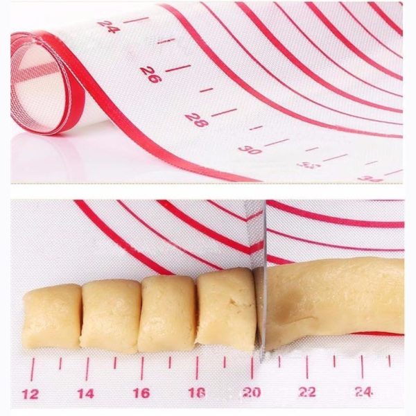 One Two Cups Silicone Mat Alas Adonan Pizza Martabak 40 x 60 CM