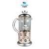 One Two Cups French Press Coffee Maker Pot Bean Pattern 350ml