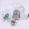 One Two Cups French Press Coffee Maker Pot Bean Pattern 350ml