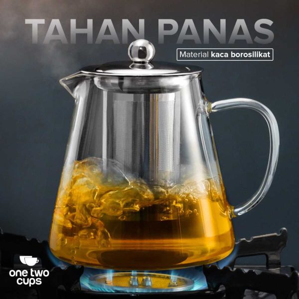 One Two Cups Homadise Teko Pitcher Teh Chinese Teapot Maker 750ml atau 950ml