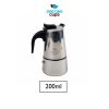 One Two Cups Coffee Maker Moka Pot Teko Stovetop Filter 200ml 4 Cup