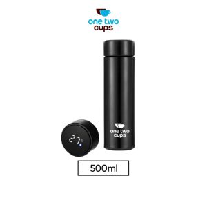 One Two Cups Botol Minum Thermos LCD Display Suhu Minuman S/S 500ml