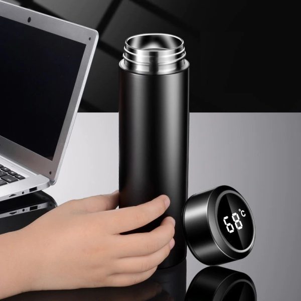 One Two Cups Botol Minum Thermos LCD Display Suhu Minuman S/S 500ml
