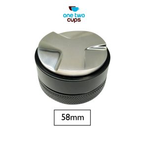 One Two Cups Tamper Kopi Perlengkapan Espresso Barita Stainless Steel 58mm