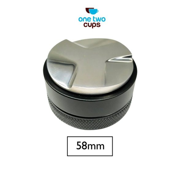 One Two Cups Tamper Kopi Perlengkapan Espresso Barita Stainless Steel 58mm