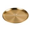 One Two Cups Piring Makan European Style Stainless Steel 17cm