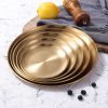 One Two Cups Piring Makan European Style Stainless Steel 17cm