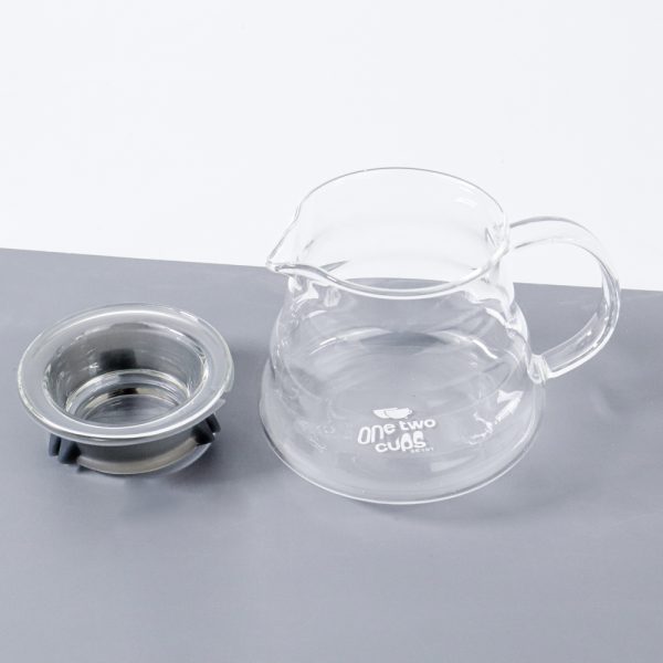 One Two Cups Coffee Maker Pot V60 Drip Kettle Teko Kopi Barista 360ml