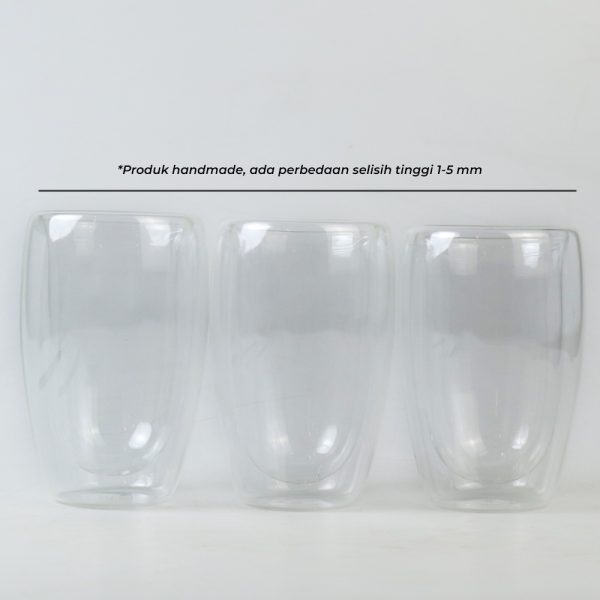 One Two Cups Gelas Double Wall Anti Panas Insulated Cup 450ml