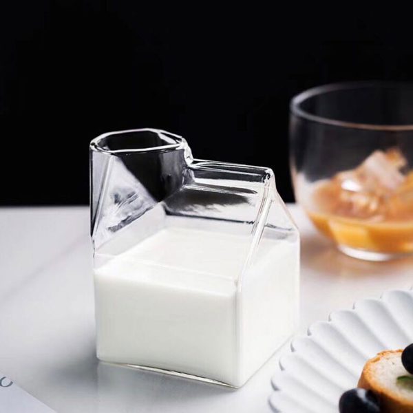 One Two Cups Gelas Kaca Milk Box 300ml